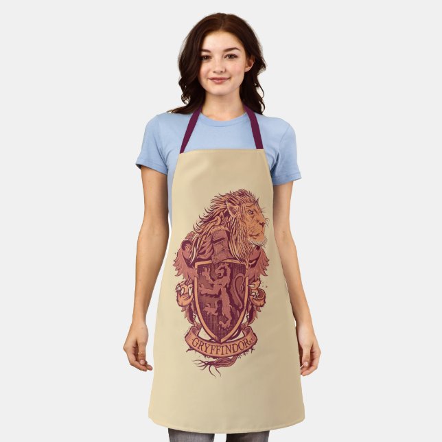 Harry Potter | Gryffindor Lion Crest Apron (Worn)