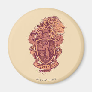 Harry Potter   Gryffindor Lion Crest Magnet