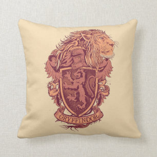 Harry Potter Gryffindor Lion Crest Throw Pillow