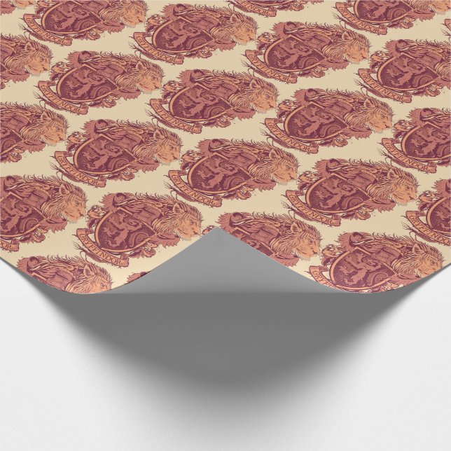 Harry Potter | Gryffindor Lion Crest Wrapping Paper (Corner)