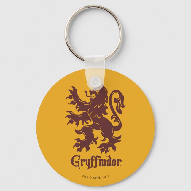 Harry Potter | Gryffindor Lion Graphic Keychain (Front)