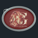 Harry Potter | GRYFFINDOR™ Lion Watercolor Belt Buckle<br><div class="desc">Check out this red watercolor Gryffindor Lion head roaring alongisde a serif letter "G".</div>