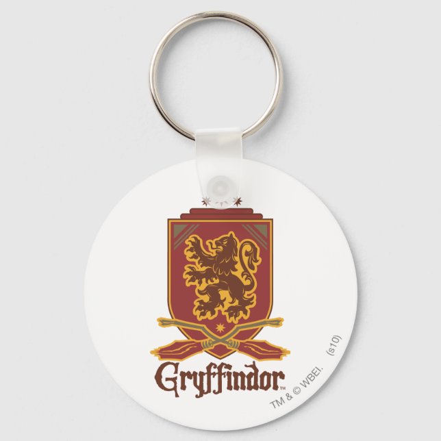 Harry Potter | Gryffindor QUIDDITCH™  Badge Keychain (Front)