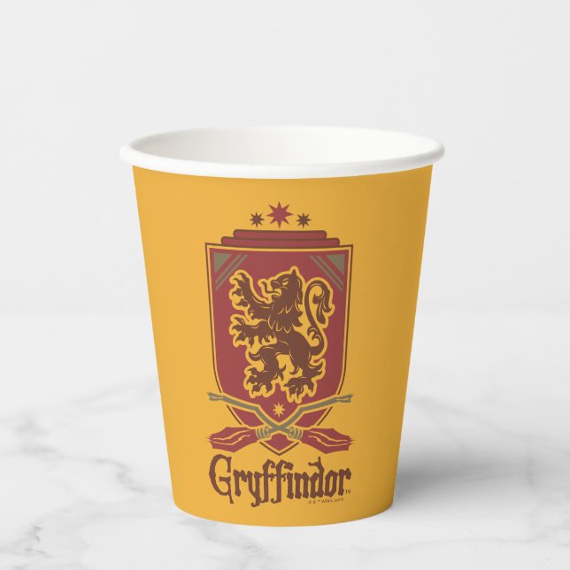 Harry Potter | Gryffindor QUIDDITCH™  Badge Paper Cups (Front)