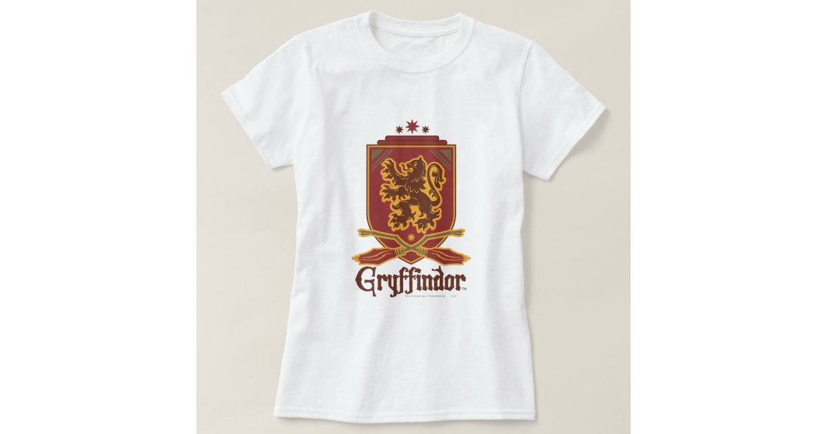 Gryffindor Quidditch Team Crest Official Harry Potter Red Mens T-shirt