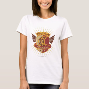 Harry Potter   Gryffindor QUIDDITCH� Captain Emble T-Shirt