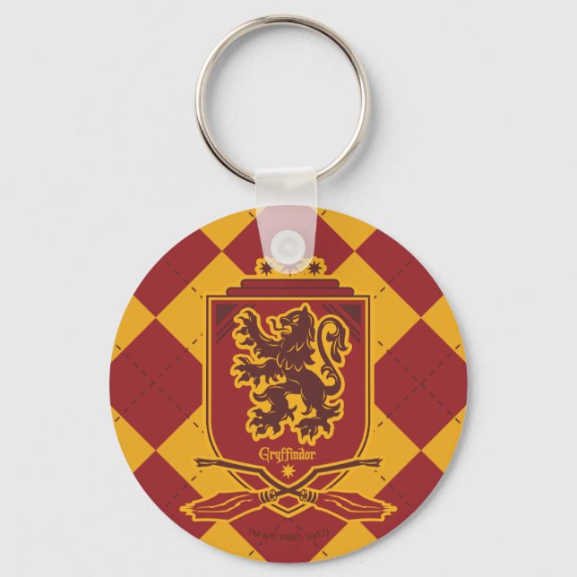 Harry Potter | Gryffindor QUIDDITCH™  Crest Keychain (Front)