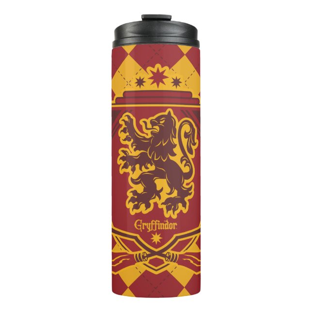 Harry Potter | Gryffindor QUIDDITCH™  Crest Thermal Tumbler (Front)