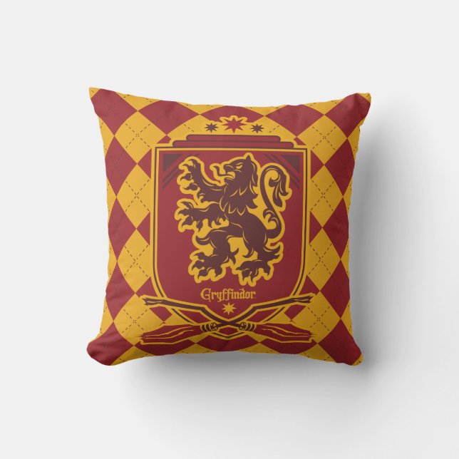 Harry Potter | Gryffindor QUIDDITCH™  Crest Throw Pillow (Front)