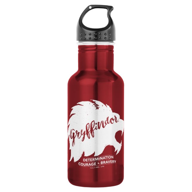 Harry Potter | GRYFFINDOR™ Silhouette Typography 532 Ml Water Bottle (Front)