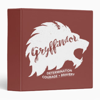 Harry Potter | GRYFFINDOR™ Silhouette Typography Binder