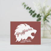 Harry Potter | GRYFFINDOR™ Silhouette Typography Postcard (Standing Front)