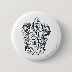 Harry Potter Gryffindor Stencil Sketch 2 Inch Round Button