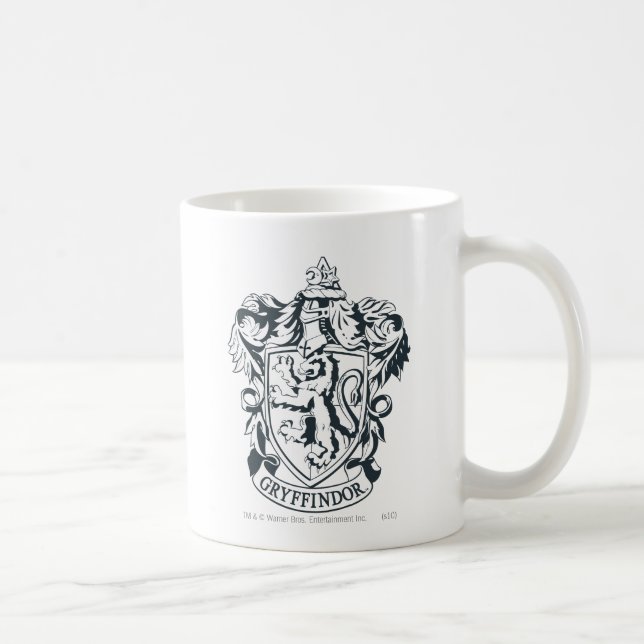 Harry Potter | Gryffindor Stencil Sketch Coffee Mug (Right)