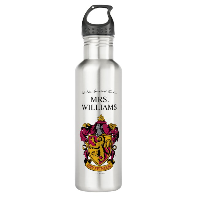 Harry Potter | Gryffindor Teacher Personalized 710 Ml Water Bottle (Front)