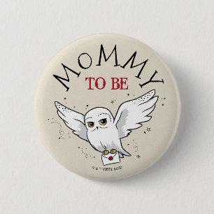 Harry Potter   Hedwig Baby Shower Mommy To Be 2 Inch Round Button