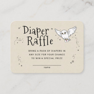 Harry Potter - Hedwig   Diaper Raffle Insert