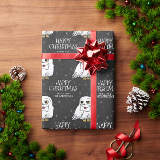 Harry Potter | Hedwig - Happy Christmas Wrapping Paper