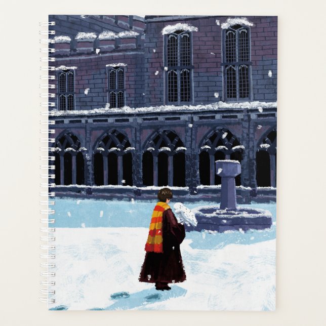 HARRY POTTER™ & Hedwig in HOGWARTS™ Courtyard Planner (Front)