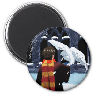 HARRY POTTER™ & Hedwig in the Snow Magnet