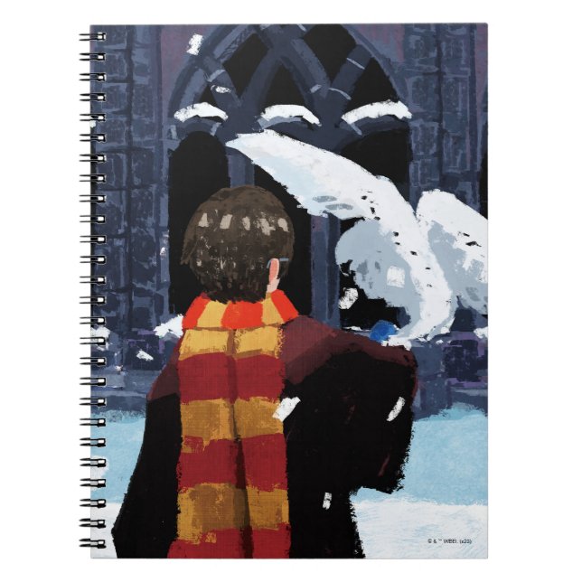HARRY POTTER™ & Hedwig in the Snow Notebook (Front)