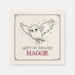 Harry Potter   Hedwig Special Delivery Birthday Napkin