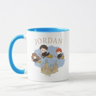HARRY POTTER™, Hermione, & Ron Fly Over HOGWARTS™ Mug