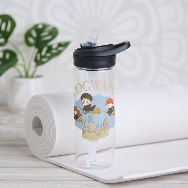 HARRY POTTER™, Hermione, & Ron Fly Over HOGWARTS™ Water Bottle (Yoga)