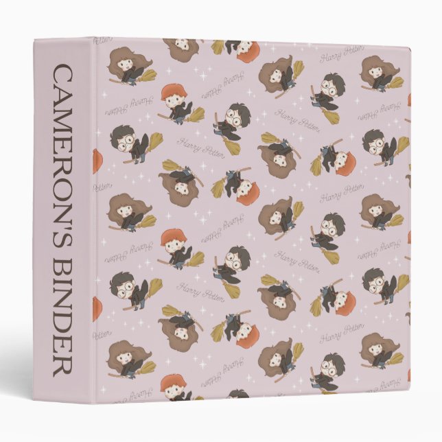 HARRY POTTER™, Hermione, & Ron Flying Pattern Binder (Front/Spine)