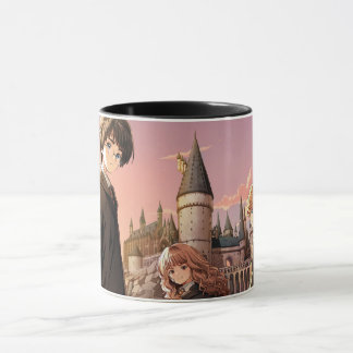 HARRY POTTER™ Hermione & Ron HOGWARTS™ Anime Scene Mug