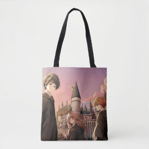 HARRY POTTER™ Hermione & Ron HOGWARTS™ Anime Scene Tote Bag