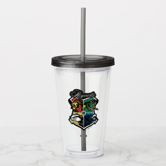 HARRY POTTER™ | HOGWARTS™ Athletic Badge Acrylic Tumbler (Front)