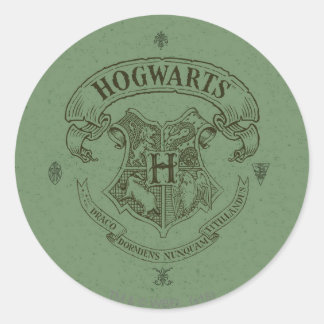 Harry Potter | Hogwarts Banner Crest Classic Round Sticker