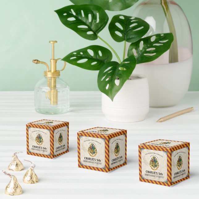 Harry Potter | Hogwarts Birthday Favor Box (Multiple)