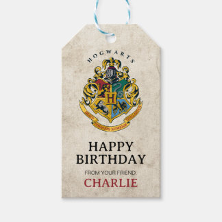Harry Potter | Hogwarts Birthday From Gift Tags