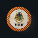 Harry Potter | Hogwarts Birthday Mom 1 Inch Round Button<br><div class="desc">Celebrate your child's birthday with these Hogwarts Crest buttons! Whether they're in Gryffindor, Slytherin, Hufflepuff, or Ravenclaw, your child and their friends can celebrate together with the Hogwarts School of Witchcraft and Wizardry Crest. Don't forget to send out the matching Hogwarts Crest invitations, and pair these buttons with matching totes...</div>