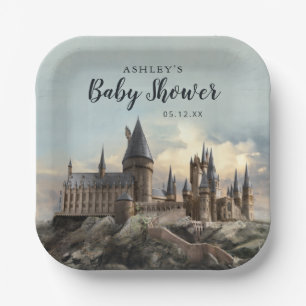 Harry Potter   Hogwarts Castle Baby Shower Paper Plate