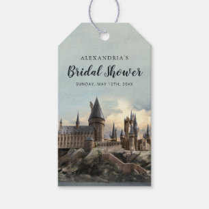 Harry Potter   Hogwarts Castle Bridal Shower Favou Gift Tags