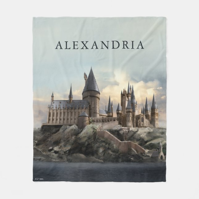 Harry Potter | Hogwarts Castle Bridal Shower Fleece Blanket (Front)