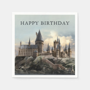 Harry Potter   Hogwarts Castle Daytime Napkin