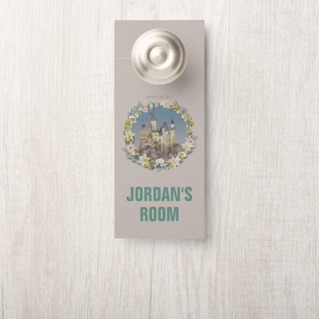 HARRY POTTER™ | HOGWARTS™ CASTLE DOOR HANGER (On Knob)