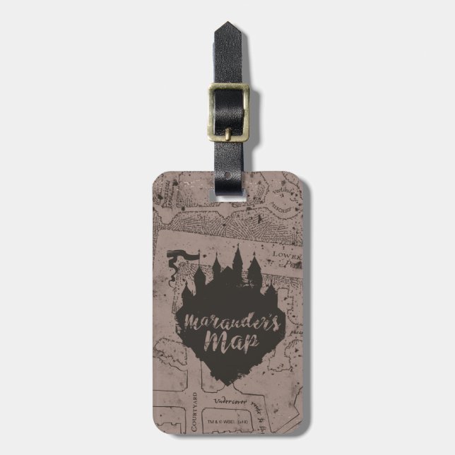 Harry Potter | HOGWARTS™ Castle Marauder's Map Luggage Tag (Front Vertical)