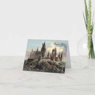 Harry Potter Hogwarts Castle Thank You Card