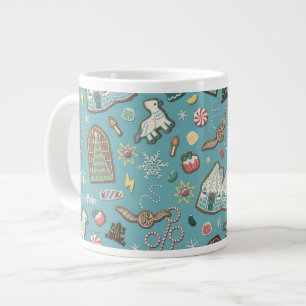 HARRY POTTER™ HOGWARTS™ Christmas Cookie Pattern Large Coffee Mug