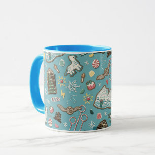 HARRY POTTER™ HOGWARTS™ Christmas Cookie Pattern Mug