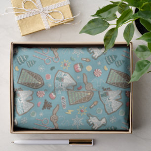 HARRY POTTER™ HOGWARTS™ Christmas Cookie Pattern Tissue Paper