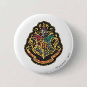 Harry Potter Hogwarts Crest 2 Inch Round Button