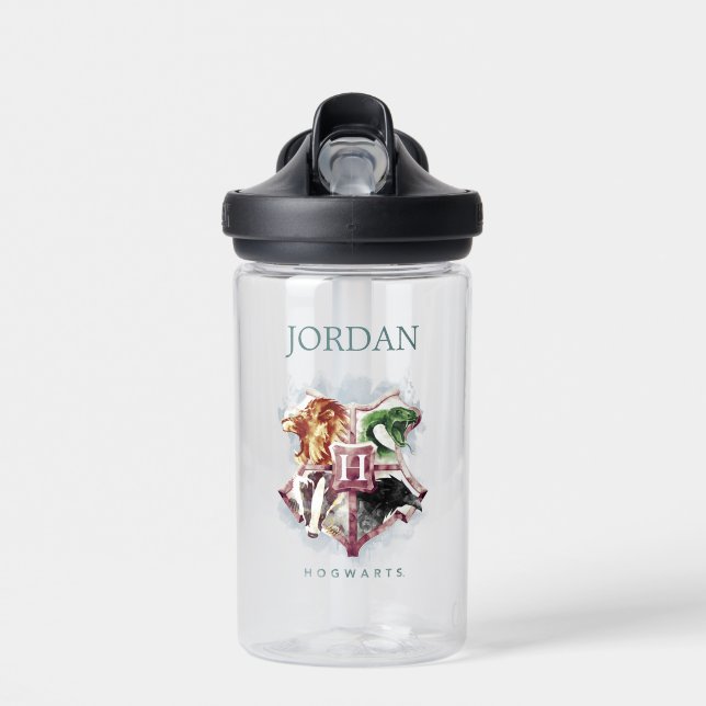 Harry Potter | HOGWARTS™ Crest | Add Your Name Water Bottle (Front)