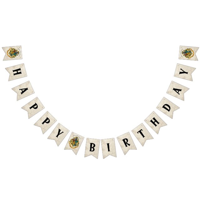 Harry Potter Hogwarts Crest Birthday Bunting Flags (All)