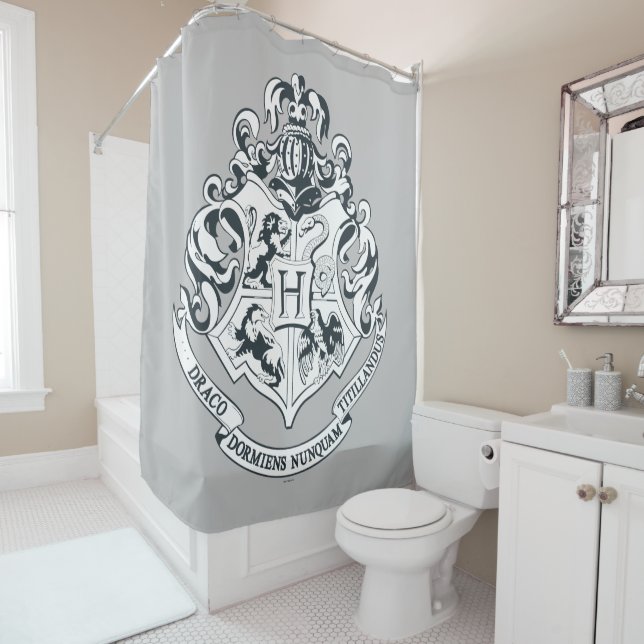Harry Potter | Hogwarts Crest - Black and White (In Situ)